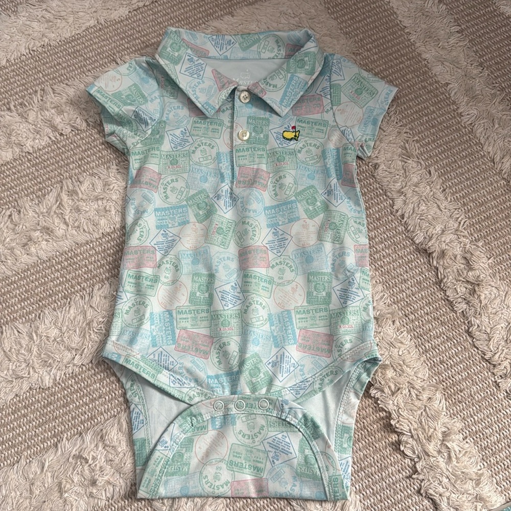 Masters collared onesie